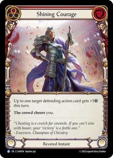 Shining Courage [SUP034] [Super Slam] Rainbow Foil