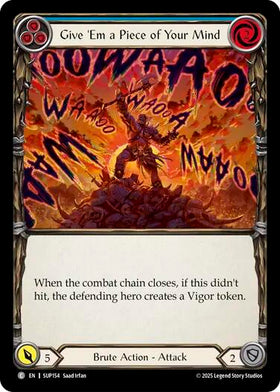 Give 'Em a Piece of Your Mind (Blue) [SUP154] [Super Slam]