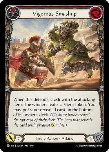 Vigorous Smashup (Red) [SUP164] [Super Slam] Rainbow Foil
