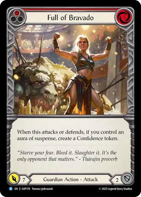 Full of Bravado (Red) [SUP178] [Super Slam] Rainbow Foil