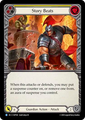 Story Beats (Yellow) [SUP182] [Super Slam] Rainbow Foil
