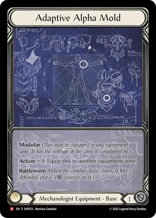 Adaptive Alpha Mold (Extended Art) [SUP253] [Super Slam] Cold Foil