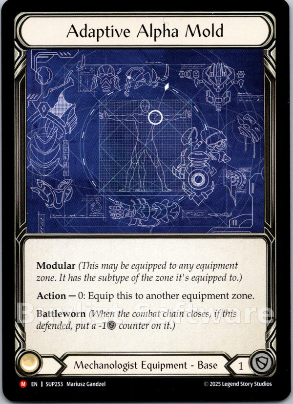 Adaptive Alpha Mold (Extended Art) [SUP253] [Super Slam] Cold Foil