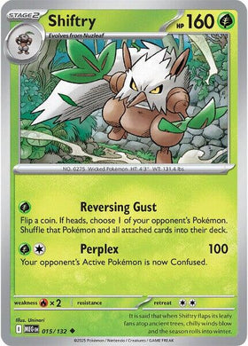Shiftry [015/132] [Mega Evolution] Reverse Holofoil