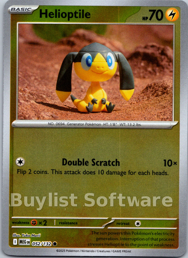 Helioptile [052/132] [Mega Evolution] Reverse Holofoil