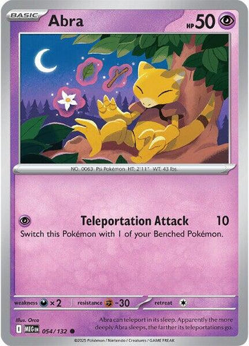 Abra [054/132] [Mega Evolution] Reverse Holofoil