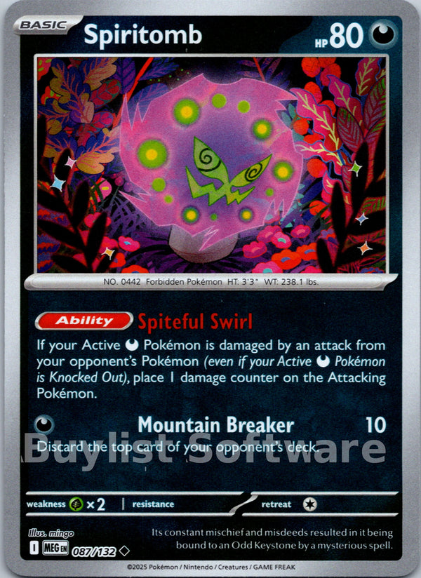 Spiritomb [087/132] [Mega Evolution] Reverse Holofoil