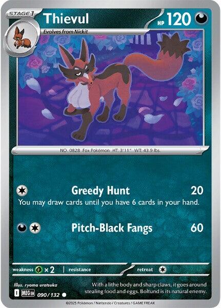 Thievul [090/132] [Mega Evolution] Reverse Holofoil