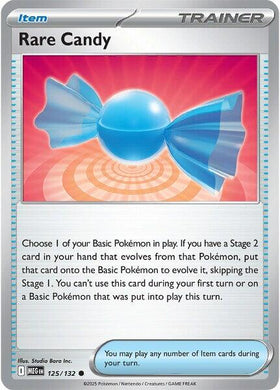 Rare Candy [125/132] [Mega Evolution] Reverse Holofoil