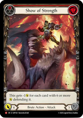 Show of Strength (Extended Art) [SUP128] [Super Slam] Cold Foil