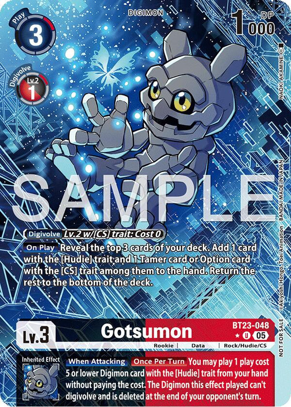 Gotsumon (Hacker's Slumber Box Promotion Pack) [BT23-048 U] [Hackers' Slumber] Foil