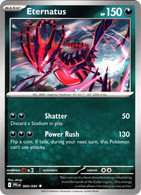 Eternatus [069/094] [Phantasmal Flames] Reverse Holofoil