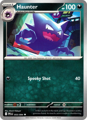 Haunter [055/094] [Phantasmal Flames] Reverse Holofoil