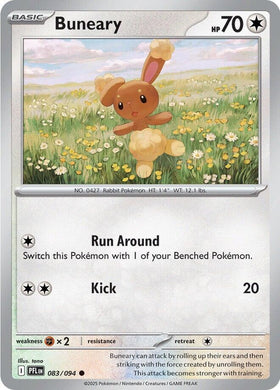 Buneary [083/094] [Phantasmal Flames] Reverse Holofoil