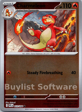 Charmeleon [012/094] [Phantasmal Flames] Reverse Holofoil