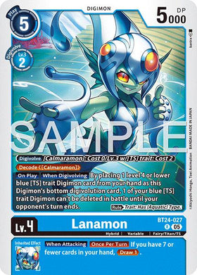 Lanamon [BT24-027 R] [Time Stranger] Foil