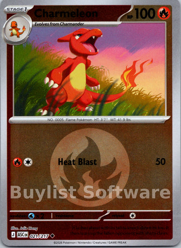 Charmeleon (Energy Symbol Pattern)