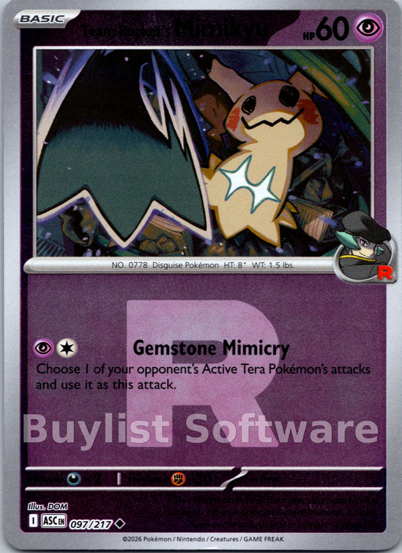 Team Rocket's Mimikyu (Team Rocket)