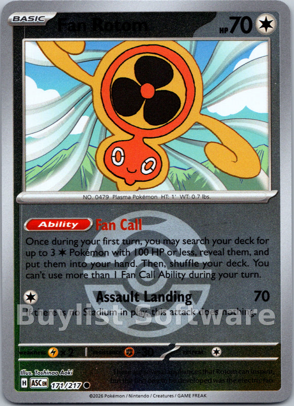 Fan Rotom (Dusk Ball)