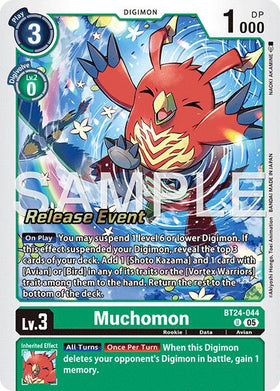 Muchomon [BT24-044] [Time Stranger Release Events Cards] Foil