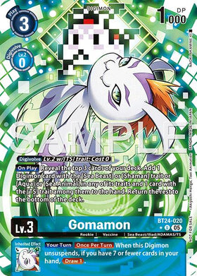 Gomamon (Box Topper) [BT24-020 U] [Time Stranger] Foil