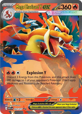 Mega Charizard Y ex [022/217] [Ascended Heroes] Holofoil