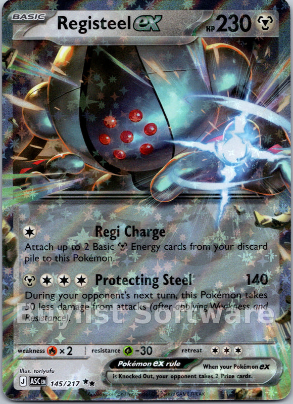 Registeel ex [145/217] [Ascended Heroes] Holofoil