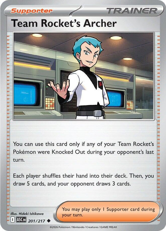 Team Rocket's Archer [201/217] [Ascended Heroes] Reverse Holofoil