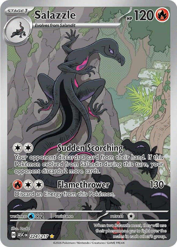 Salazzle - 224/217 [224/217] [Ascended Heroes] Holofoil