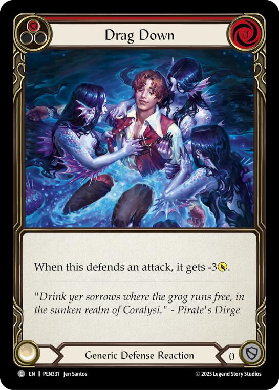 Drag Down (Red)