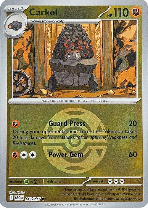 Carkol (Dusk Ball) [119/217] [Ascended Heroes] Reverse Holofoil