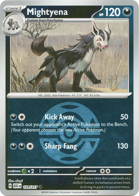 Mightyena (Dusk Ball) [129/217] [Ascended Heroes] Reverse Holofoil