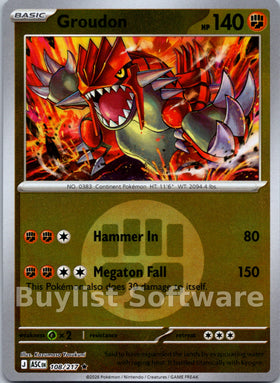 Groudon (Energy Symbol Pattern) [108/217] [Ascended Heroes] Reverse Holofoil