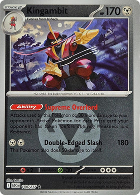 Kingambit (Energy Symbol Pattern) [148/217] [Ascended Heroes] Reverse Holofoil