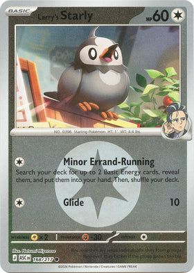 Larry's Starly (Energy Symbol Pattern) [168/217] [Ascended Heroes] Reverse Holofoil