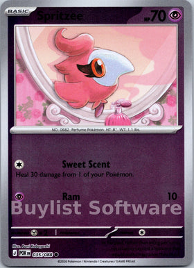 Spritzee [035/088] [Perfect Order] Reverse Holofoil