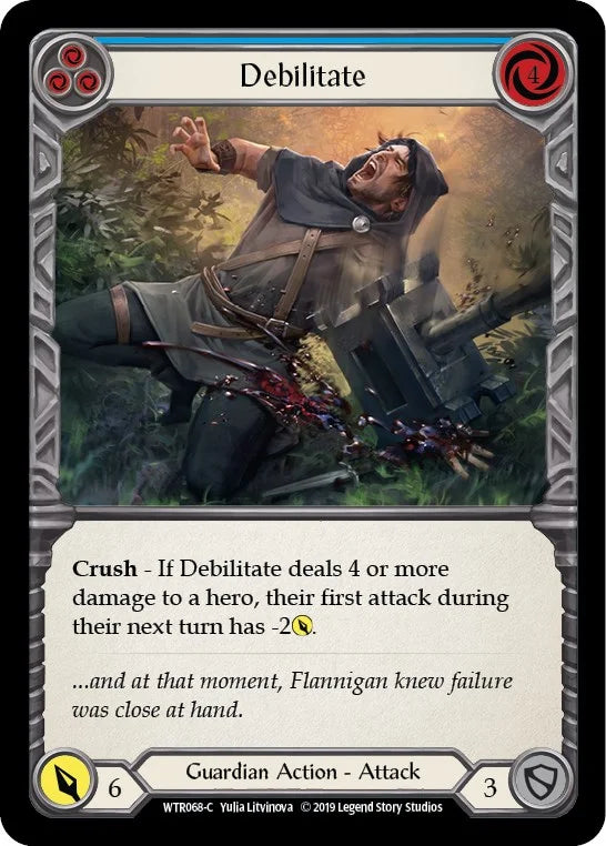 7f998800-094f-4d95-9b49-c412d4de43f2 | fab-wtr068-1erf-welctorath-b-com-nm | Debilitate (Blue)