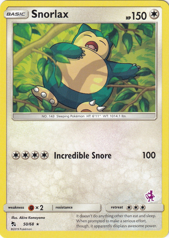 Snorlax (Mewtwo Stamped)