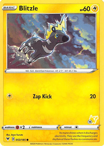 Blitzle (#15 Pikachu Stamped)