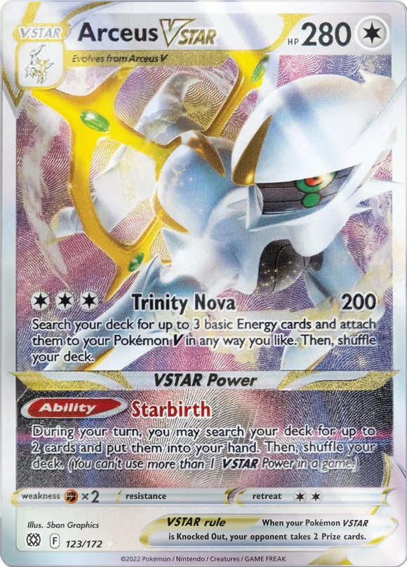 Arceus VSTAR (Metal Card)