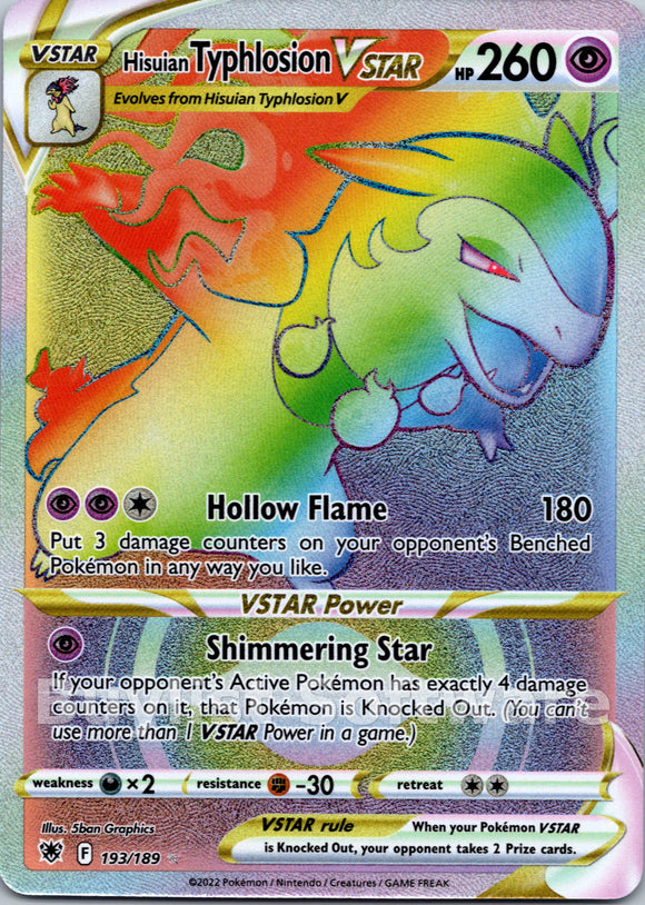 Hisuian Typhlosion VSTAR