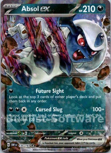 Absol ex [135/197] [Obsidian Flames] Holofoil