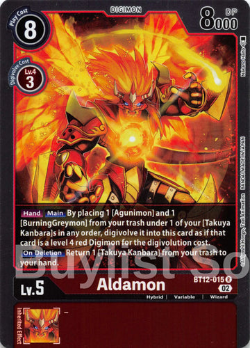 Aldamon [BT12-015 R] [Across Time] Foil