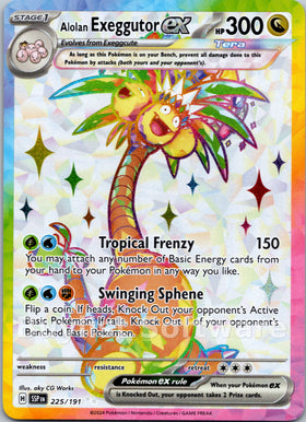 Alolan Exeggutor ex [225/191] [Surging Sparks] Holofoil