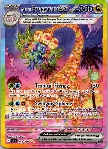 Alolan Exeggutor ex [242/191] [Surging Sparks] Holofoil