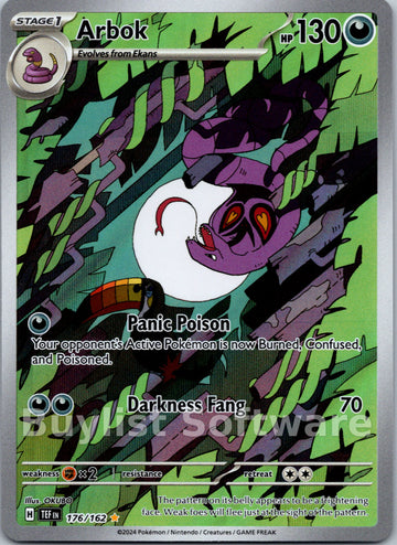 Arbok [176/162] [Temporal Forces] Holofoil