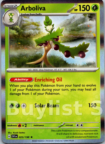 Arboliva [023/198] [Scarlet & Violet Base Set] Holofoil