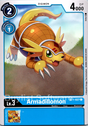 Armadillomon - BT1-027 [BT1-027 C] [Release Special Booster 1.0]