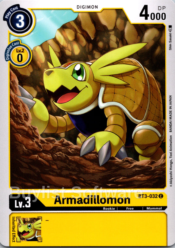 Armadillomon - BT3-032 [BT3-032] [Release Special Booster 1.5]