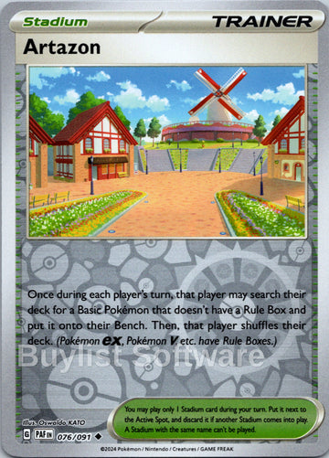 Artazon [076/091] [Paldean Fates] Reverse Holofoil